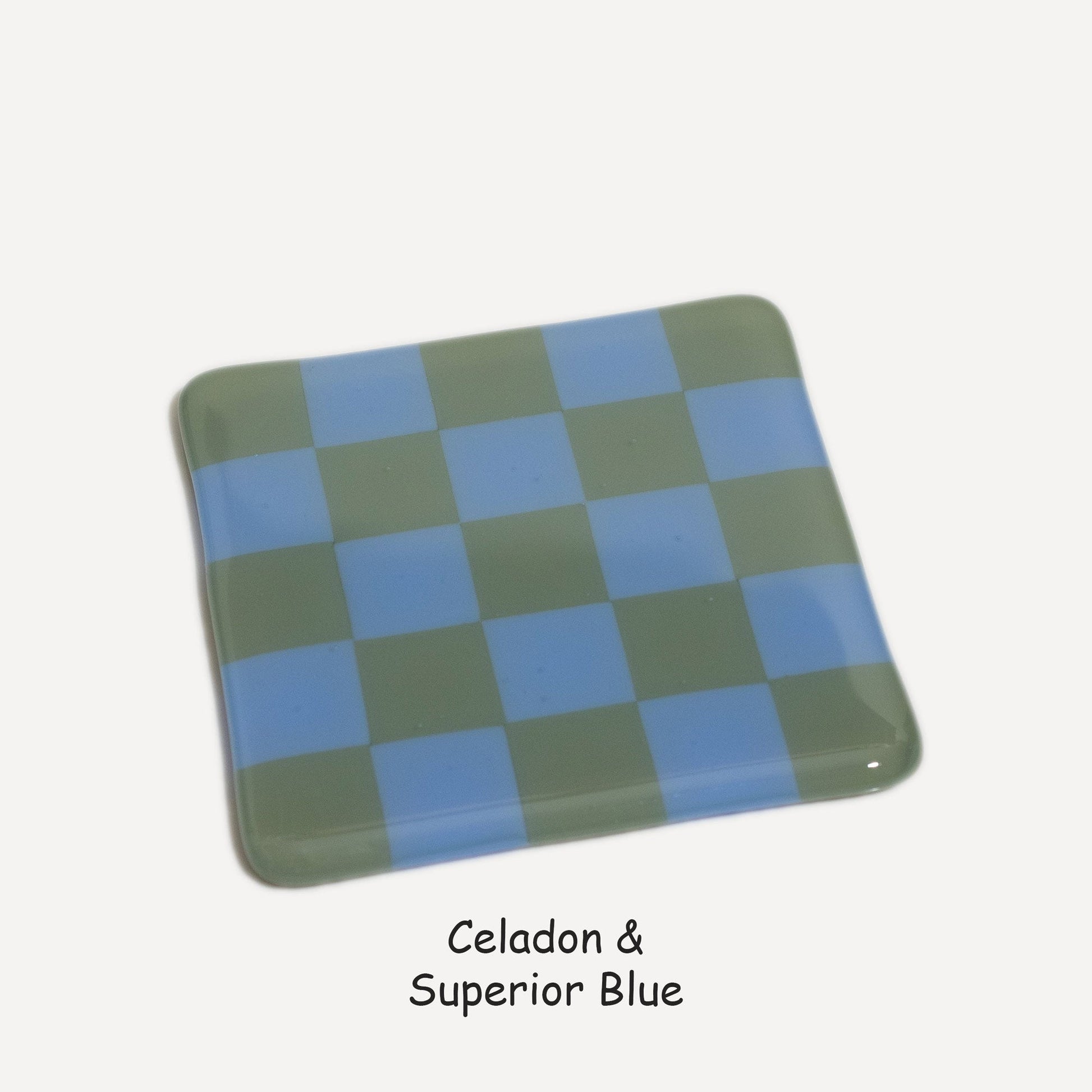 10cm Chequered Dual Colour Coaster Oceanside Collection