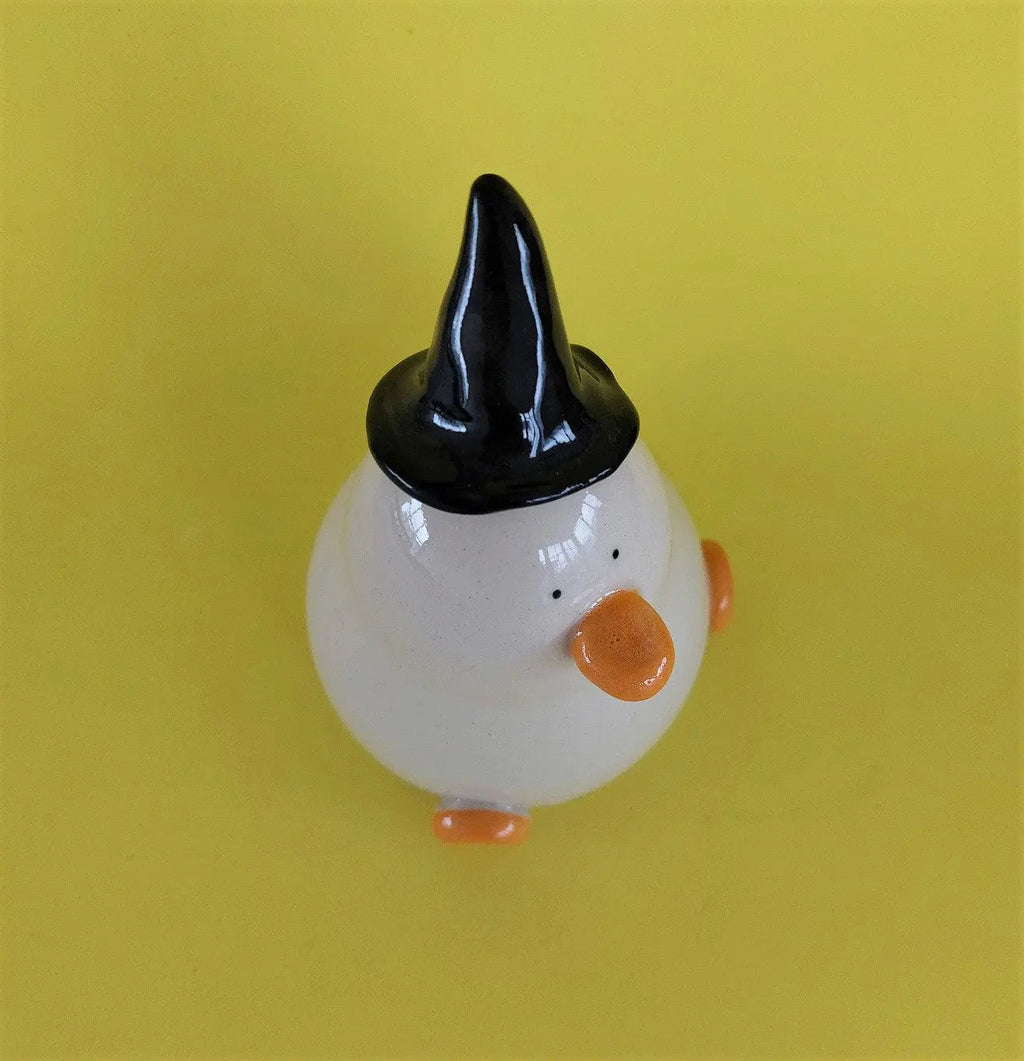 Mel with the Spell Witch Duck Ceramic Figurine