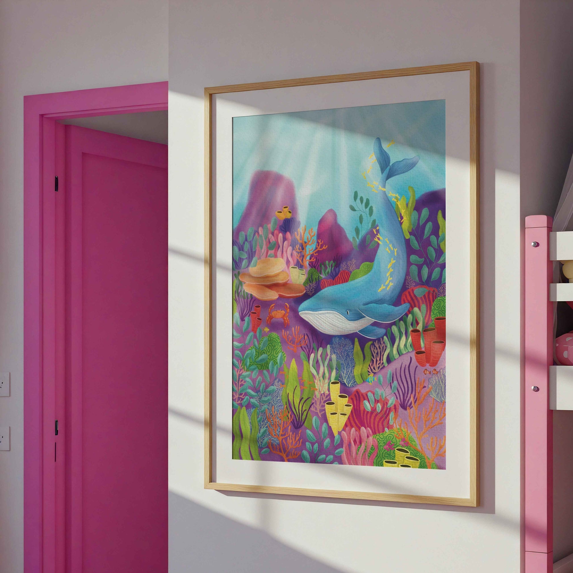 Ocean Art Print Colourful Home Decor Multiple Sizes