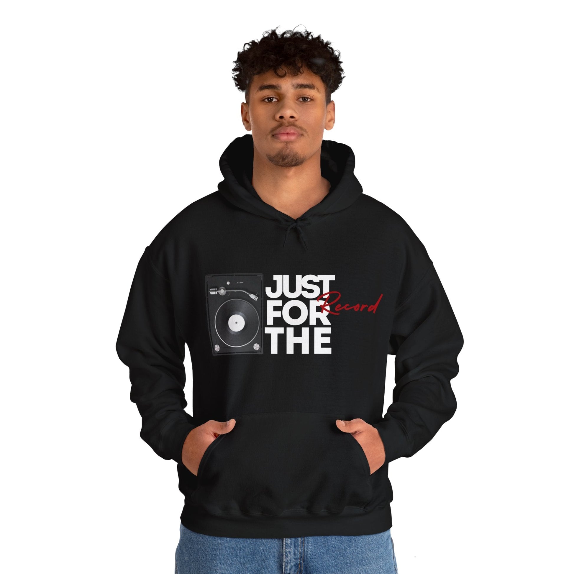Just for the Record Mens Hoodie