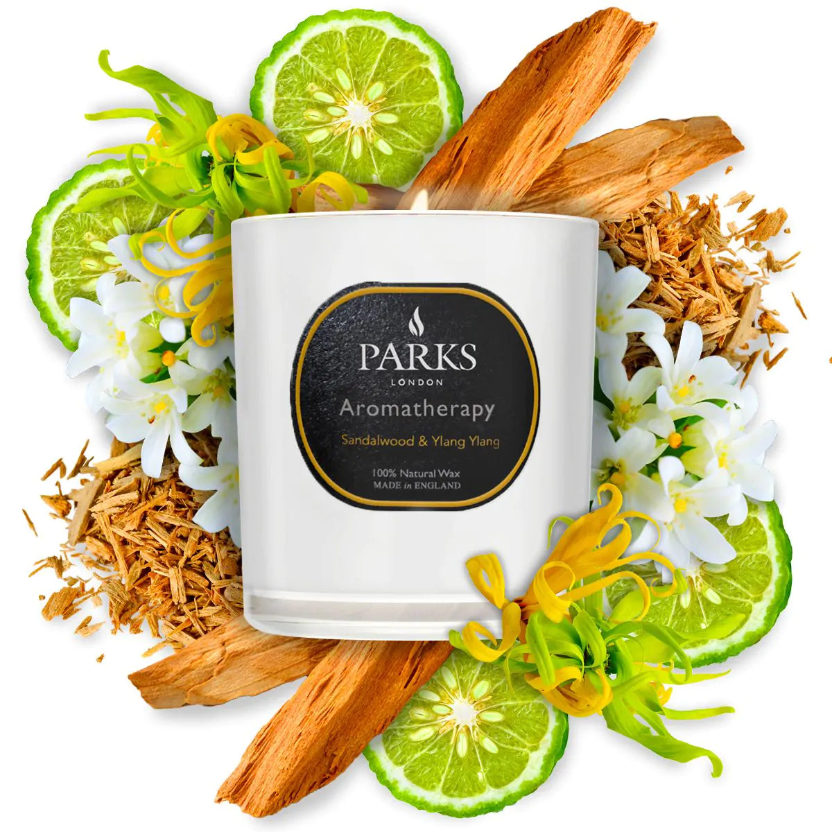 Sandalwood and Ylang Ylang Candle 220g
