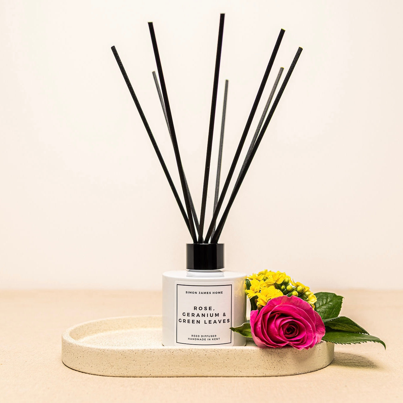 Rose, Geranium and Green Leaves Reed Diffuser