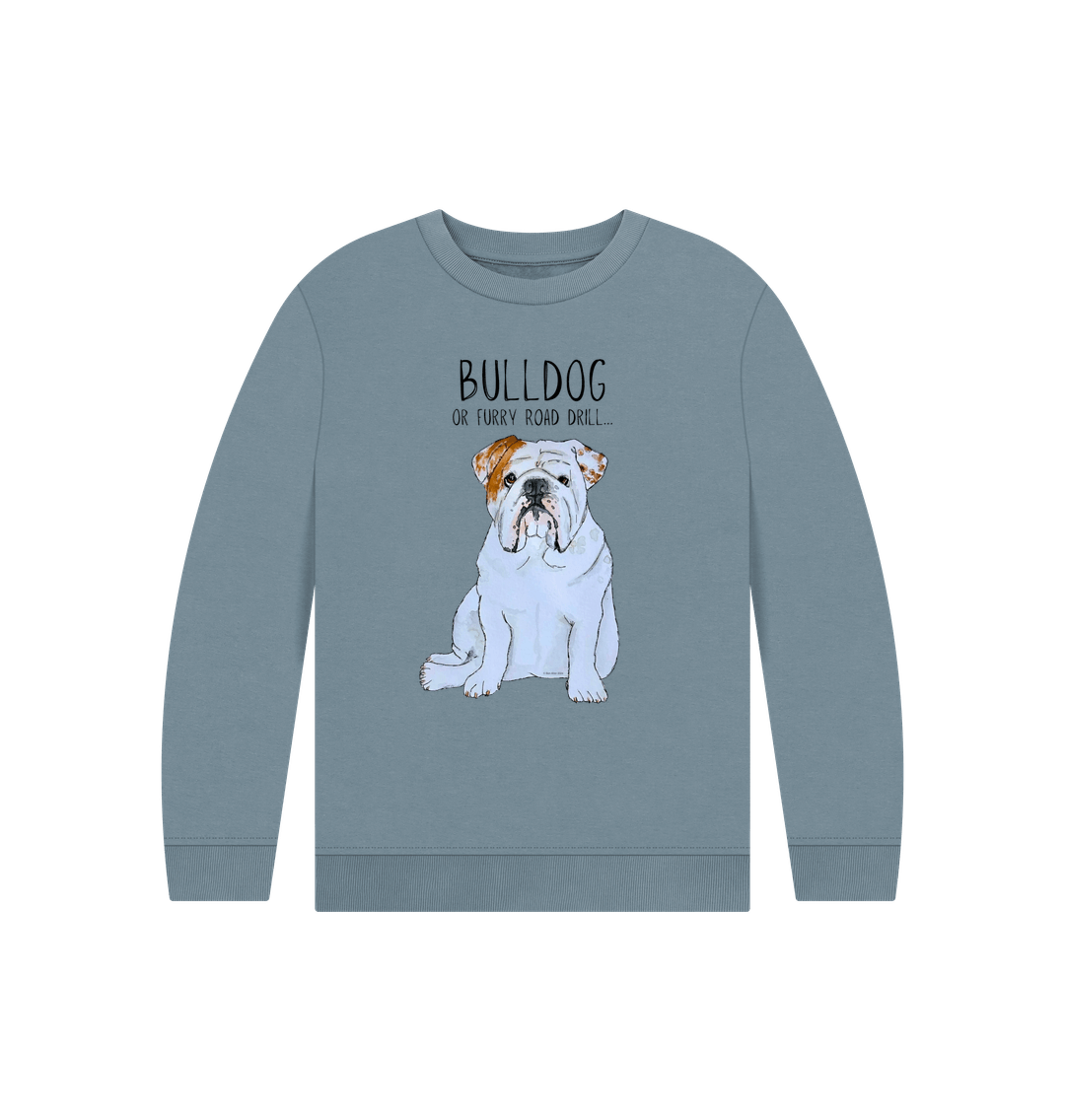 Bulldog Power Kids Sweatshirt for Playtime