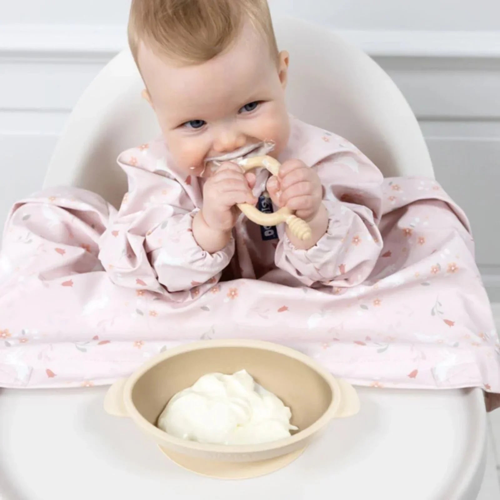 Silicone Suction Bowl in Fawn