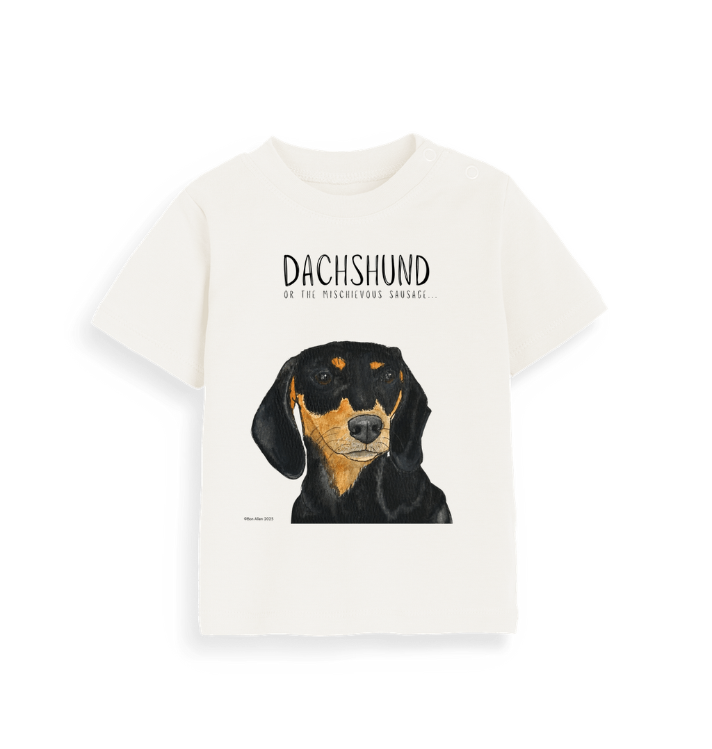 Black and Tan Dachshund Baby Tee
