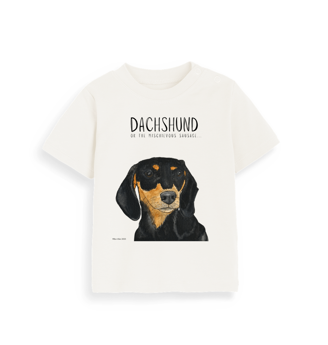 Black and Tan Dachshund Baby Tee