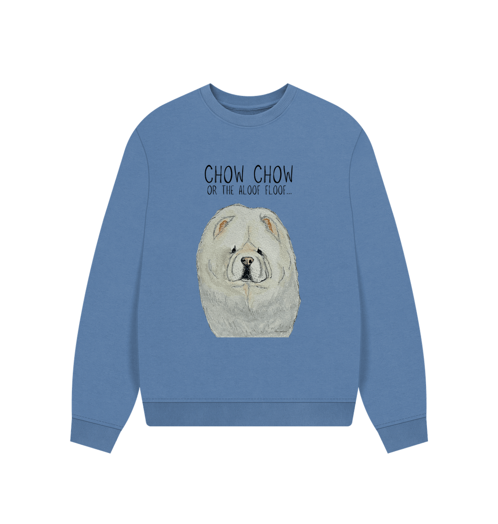 Cream Chow Chow Women's Oversized Sweatshirt