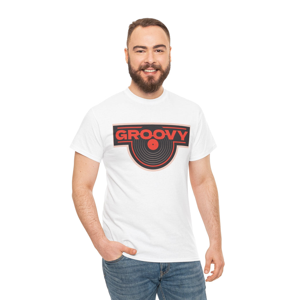 Groovy Men's Vinyl Records T-Shirt