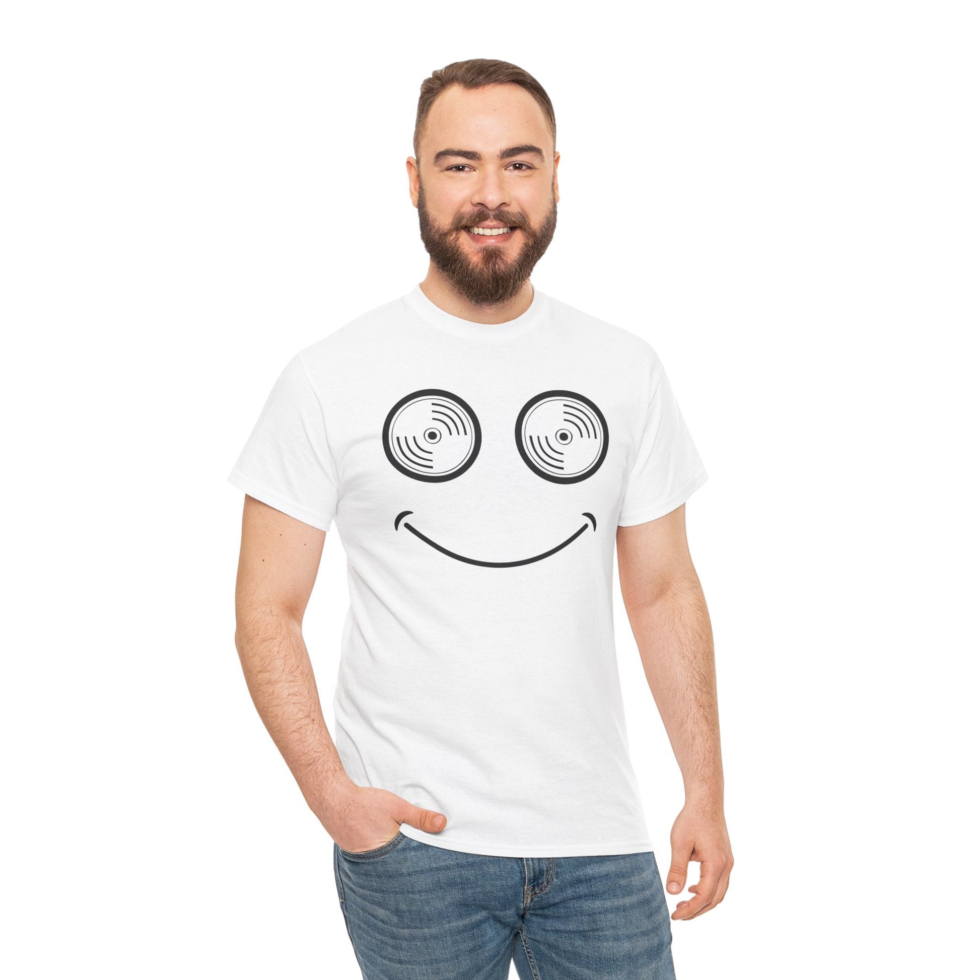 Vinyl Makes Me Happy Men's T-Shirt