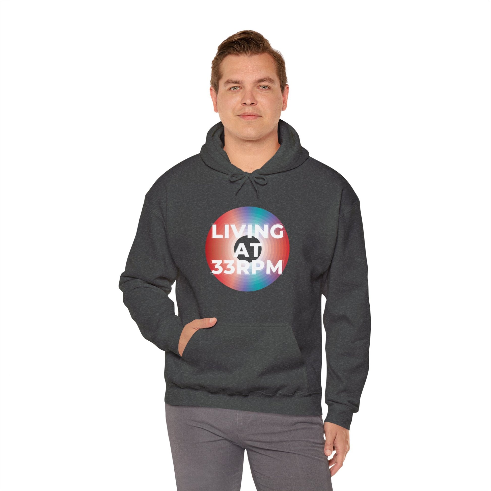 Living at 33rpm Men's Hoodie
