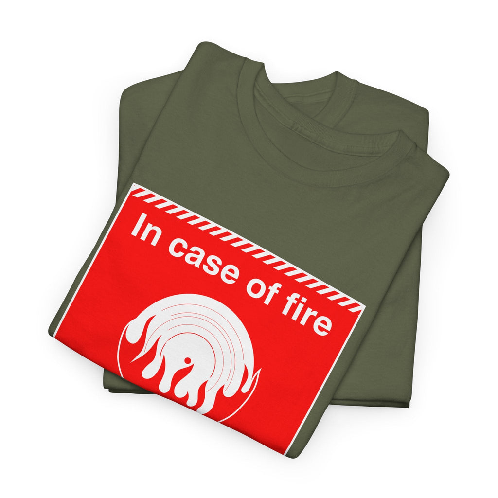 In Case of Fire Save My Vinyl T Shirt