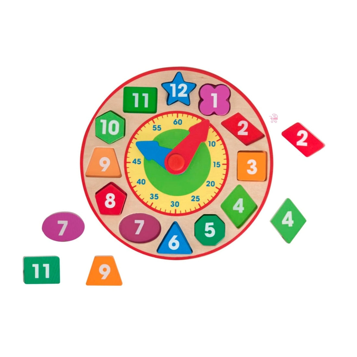 Melissa & Doug Shape Sorting Educational Clock