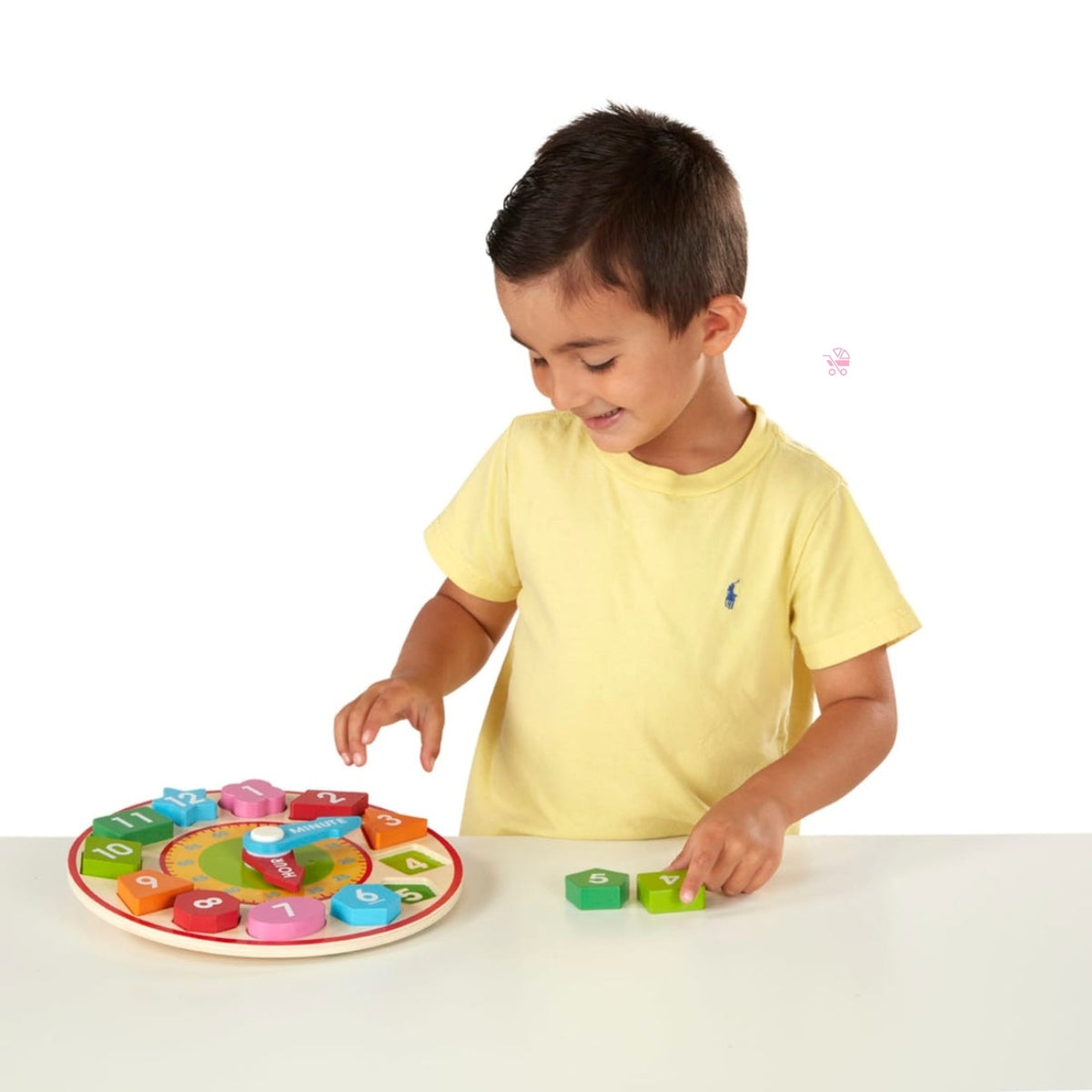 Melissa & Doug Shape Sorting Educational Clock