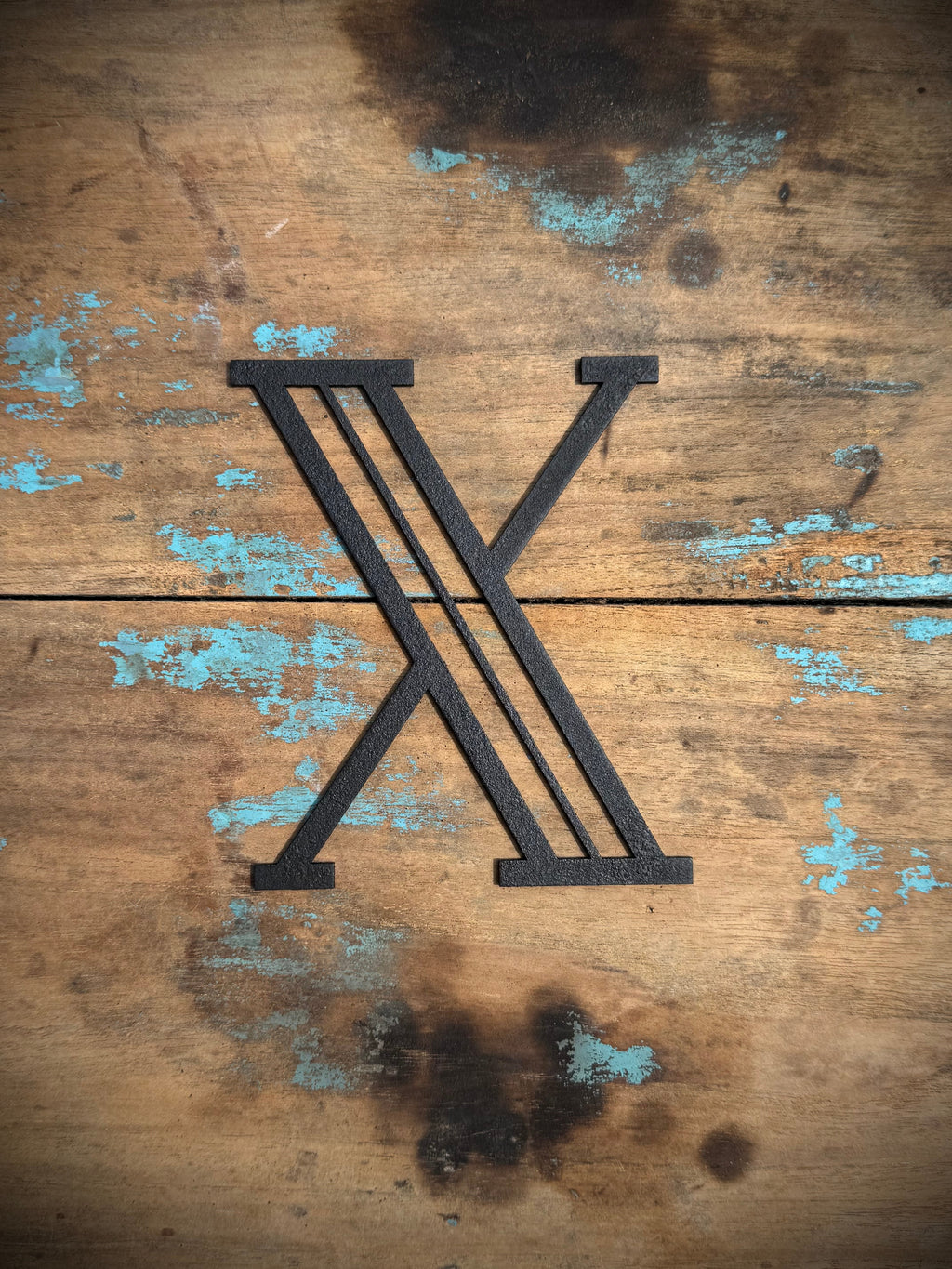 Black Art Deco Metal Letters and Numbers 5 inch or 12 inch