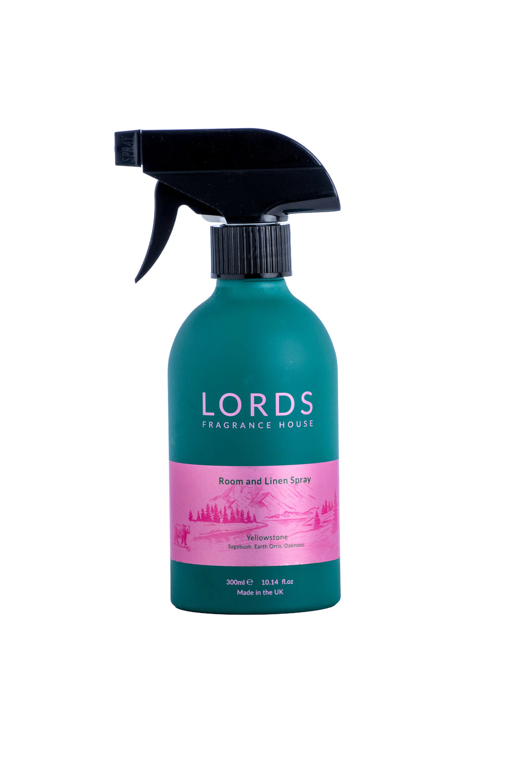 Green Aluminium Room and Linen Spray