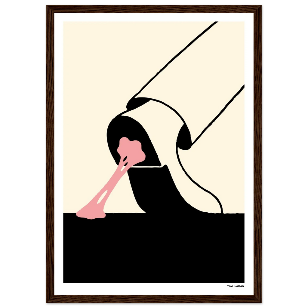 Stuck Framed Print