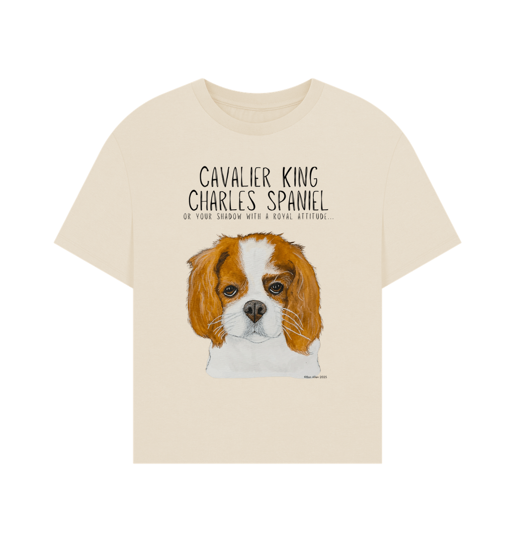 Bow Down Darling Sustainable Women's Tee with Cavalier Queen Vibes