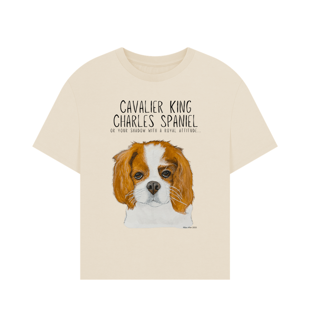 Bow Down Darling Sustainable Women's Tee with Cavalier Queen Vibes