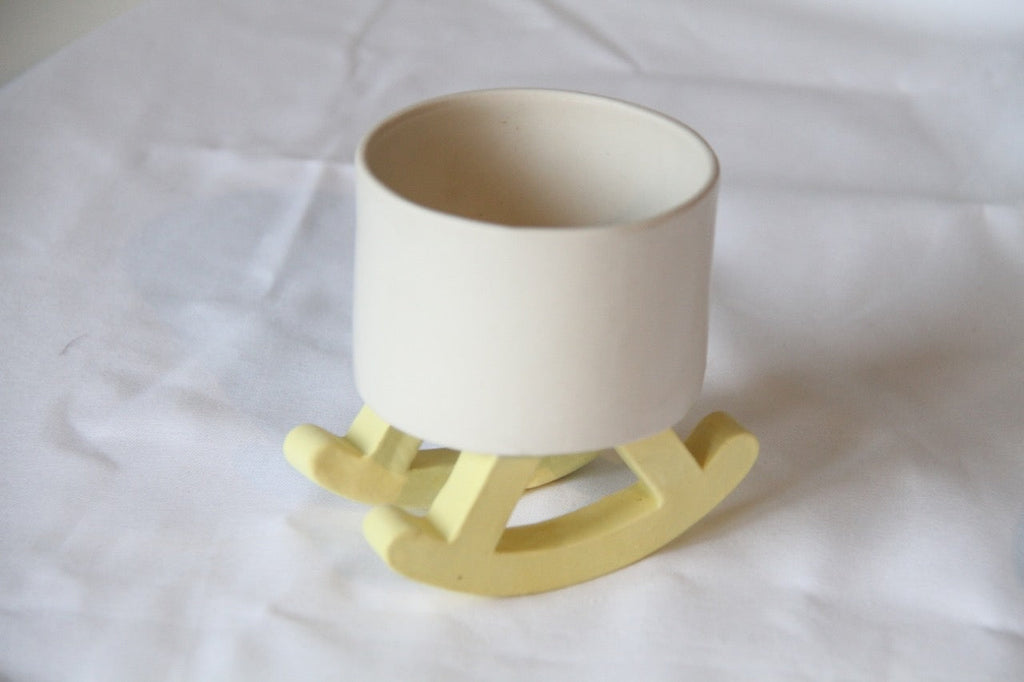 Yellow Rocky Chair Whisky Cup