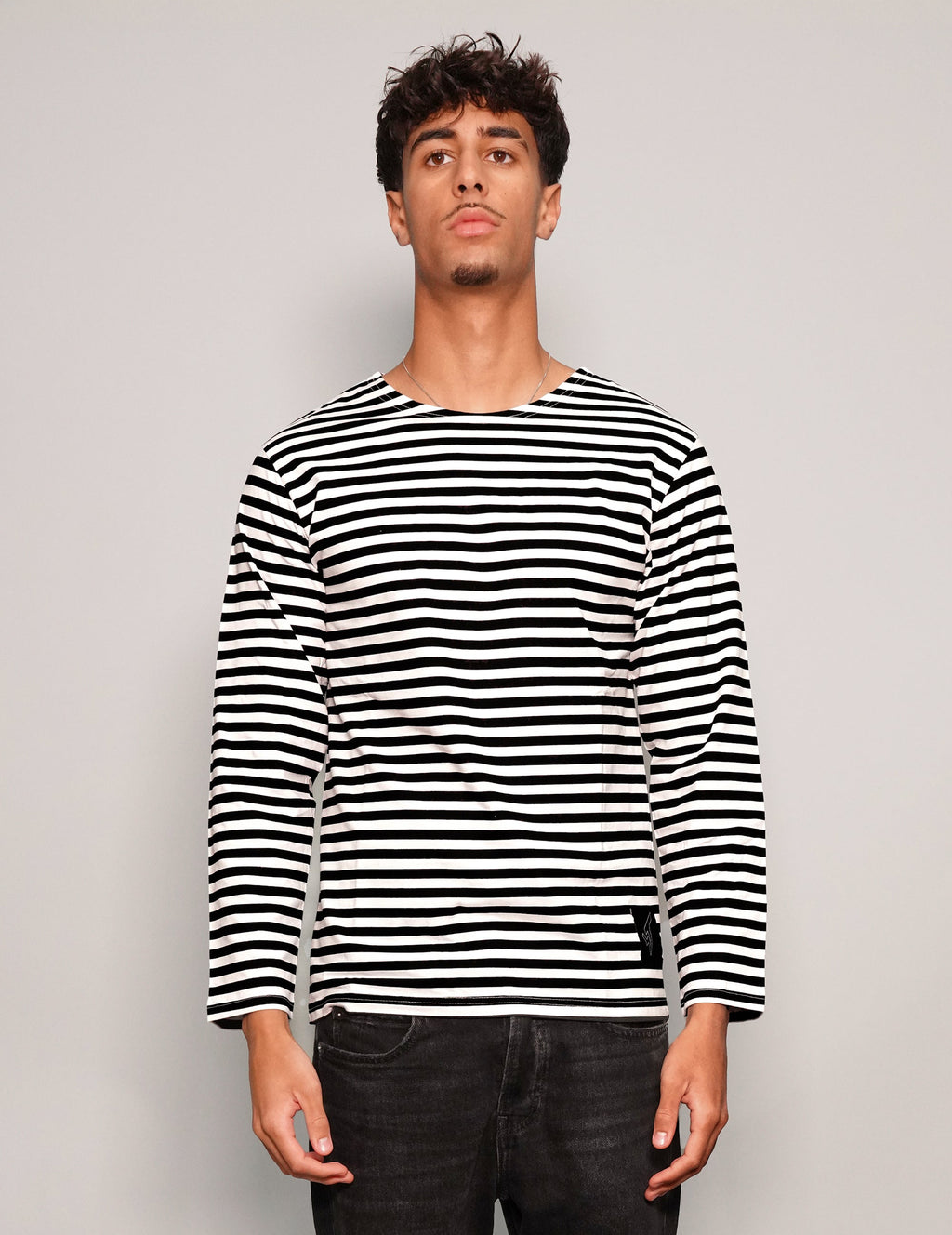Vintage Black Stripe Long Sleeve T-Shirt