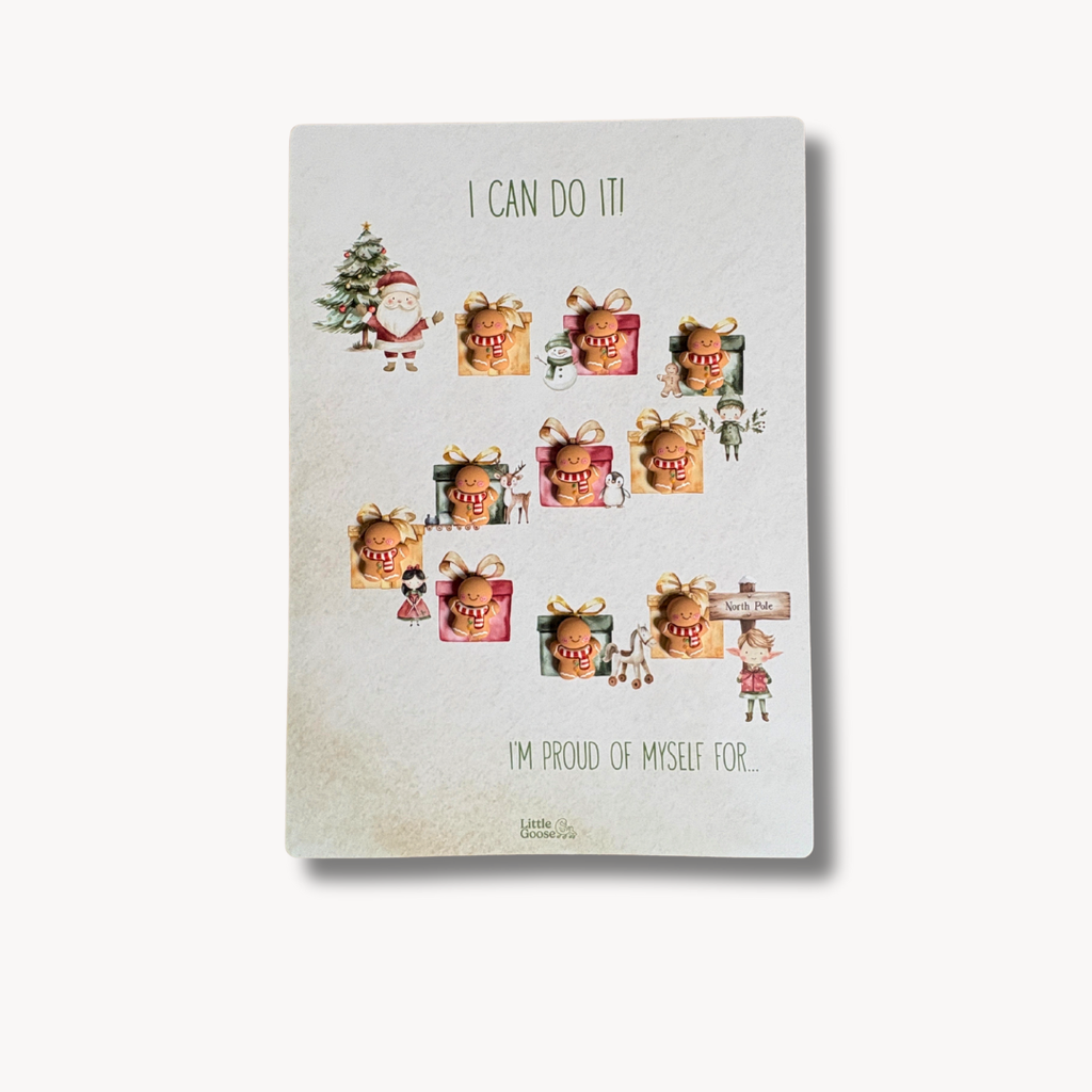 Kids Reward Chart with Glitter Stars