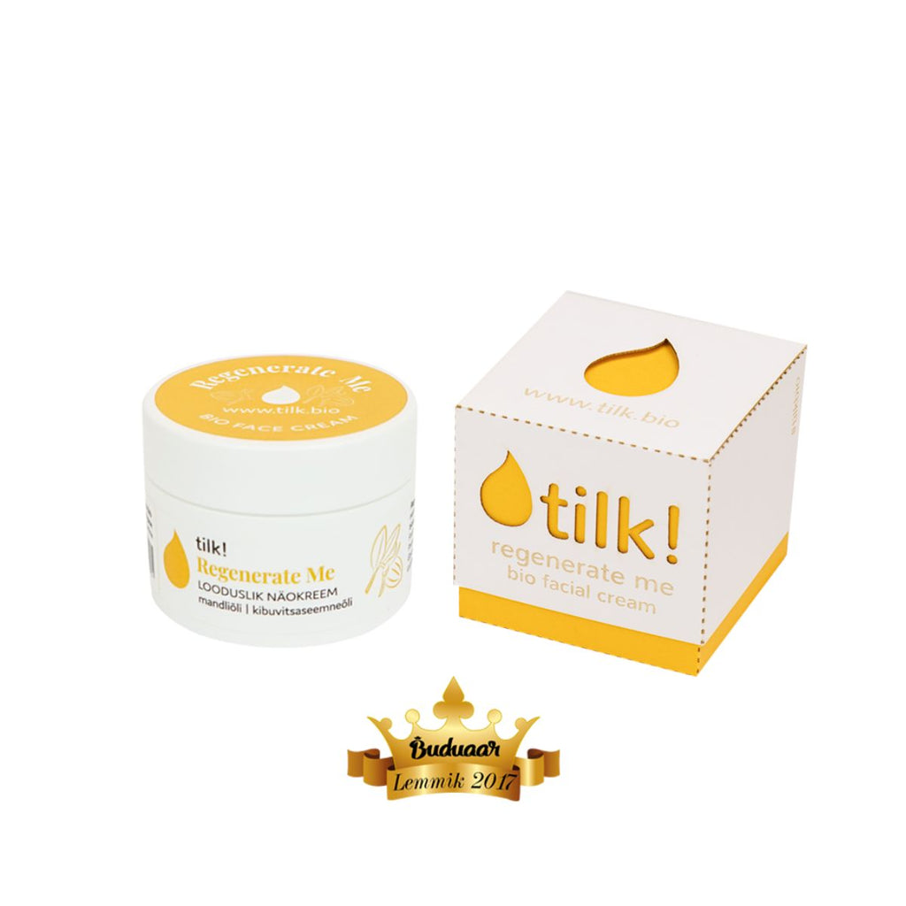 Regenerate Me Cream – Daily Renewing & Moisturizing with Carrot Oil by Tilk! at www.brixbailey.com