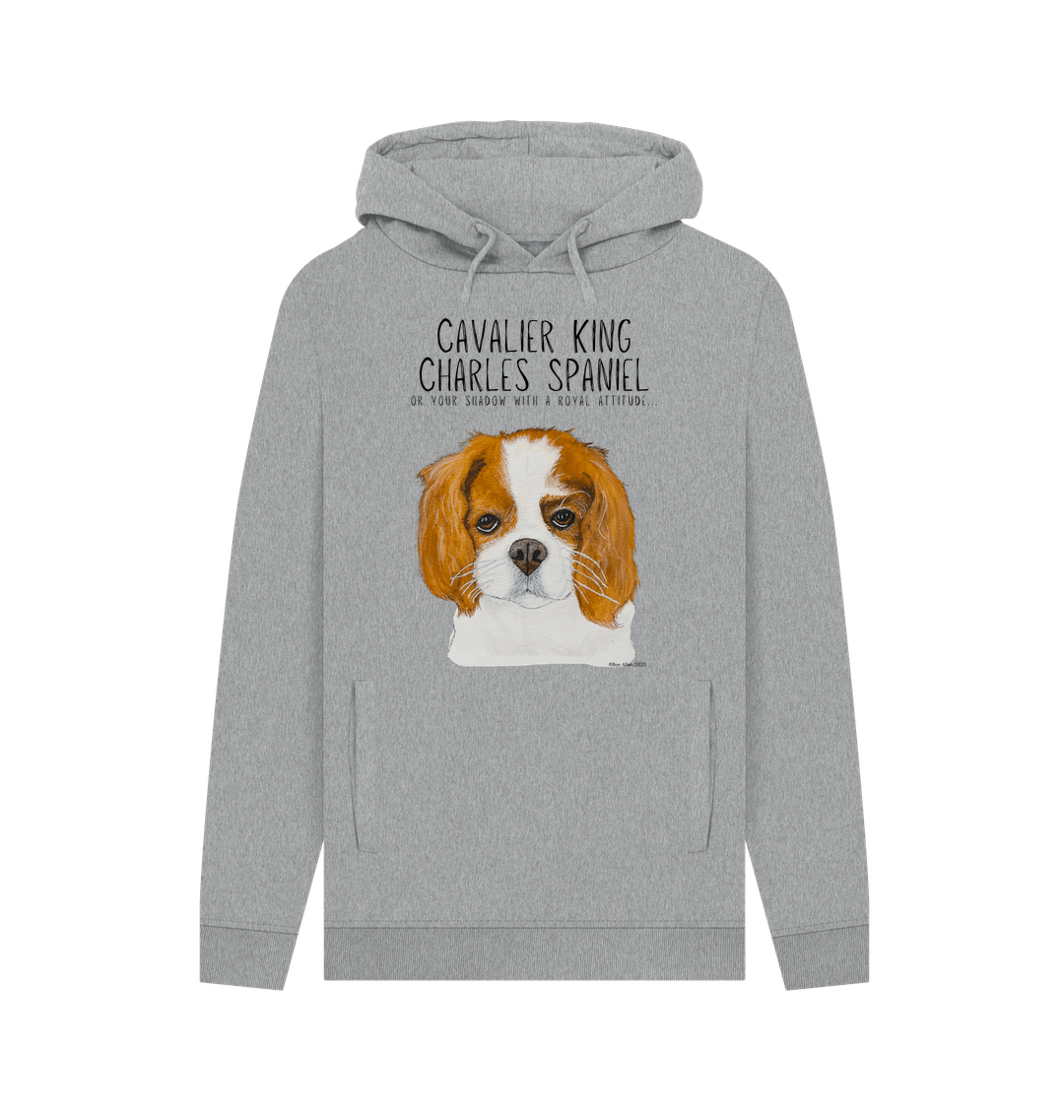 Crowned and Cozy Cavalier King Charles Spaniel Men's Hoodie