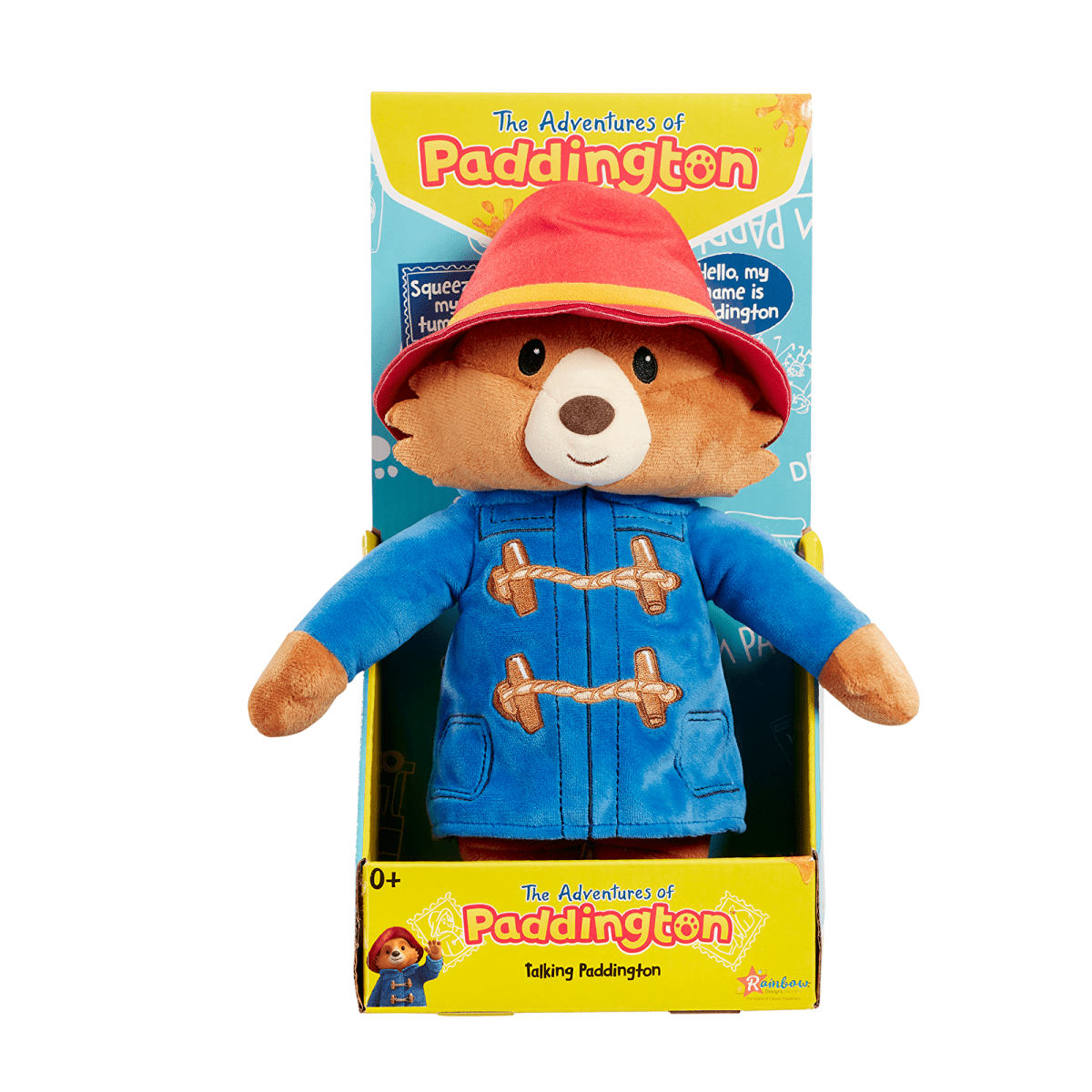 Paddington Talking Soft Toy Bear 25cm with Five Famous Phrases