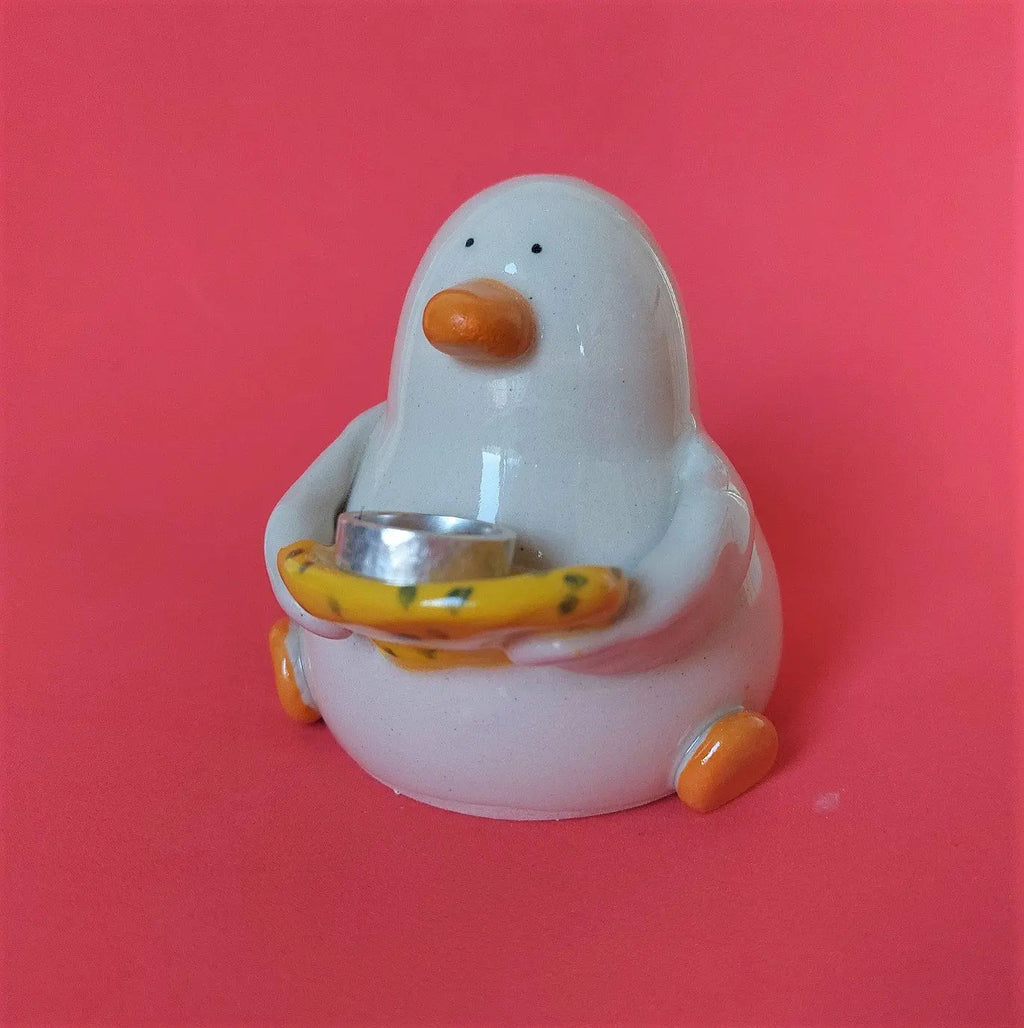 Ray the Ring Holder Duck with Tray