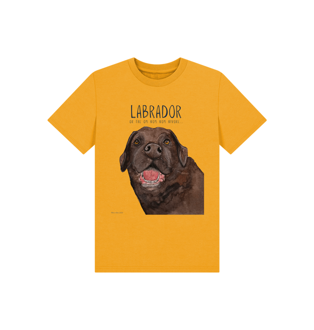 Chocolate Labrador Snack Patrol Kids T-Shirt