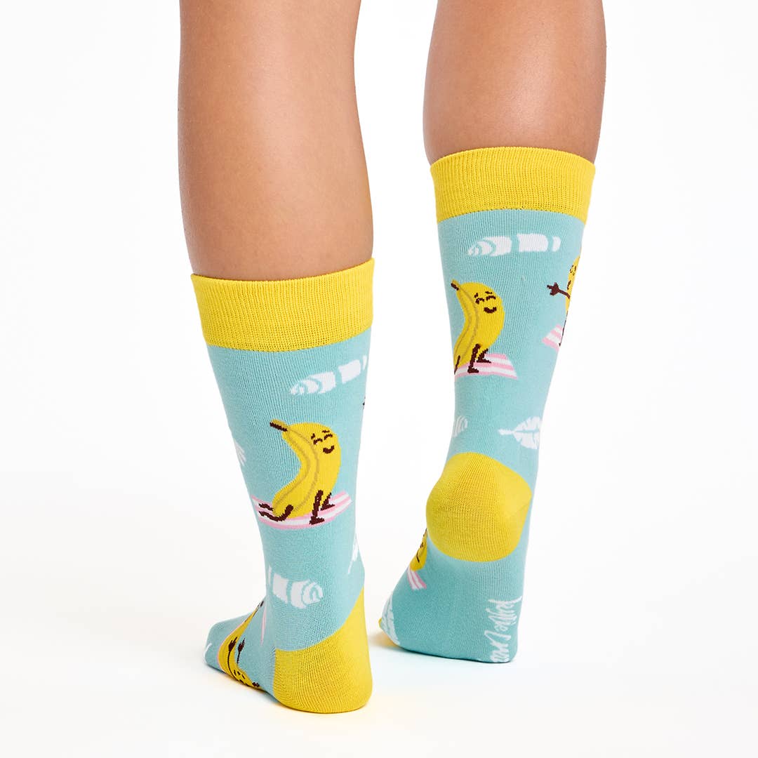 Namaste Banana Yoga Socks