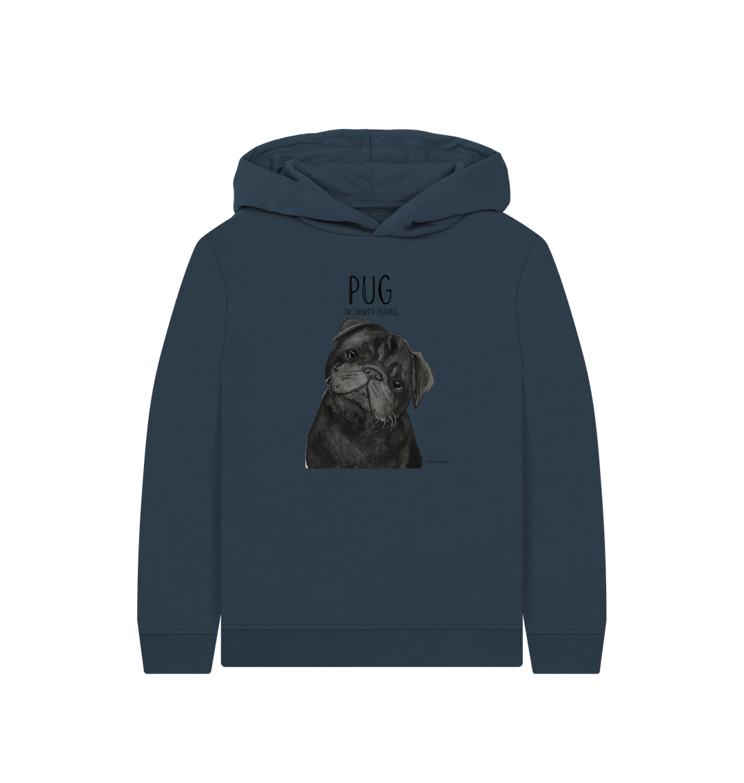 Pug Life Kids Hoodie Snorty Potato Edition
