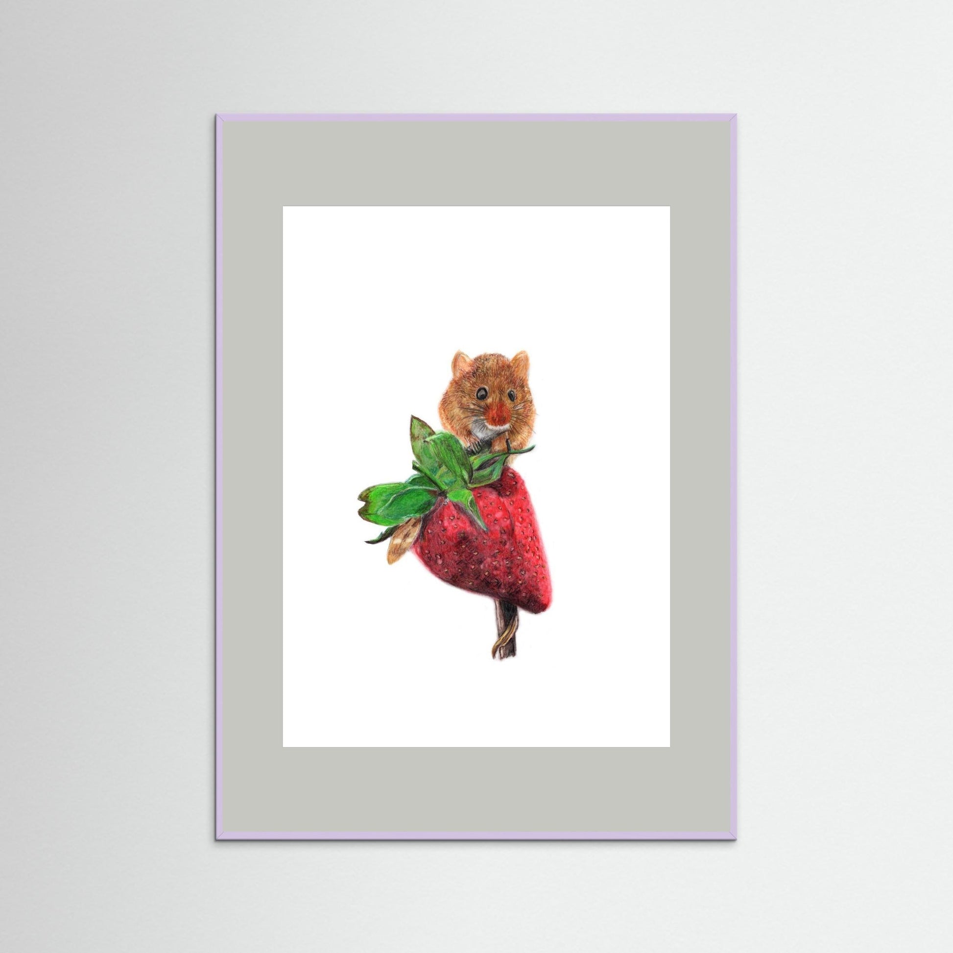 Field Mouse Wildlife Art Print