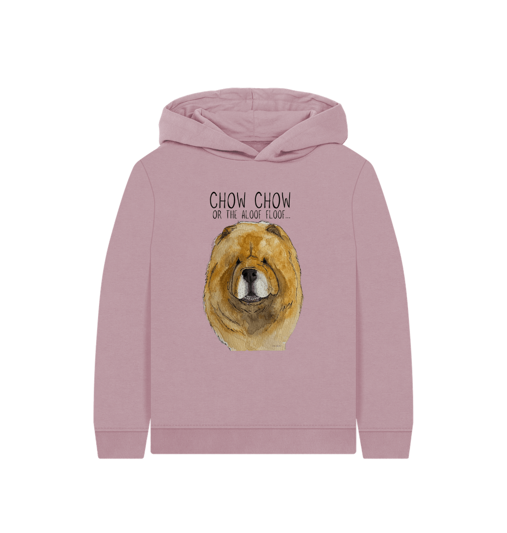 Red Chow Chow Kids Hoodie