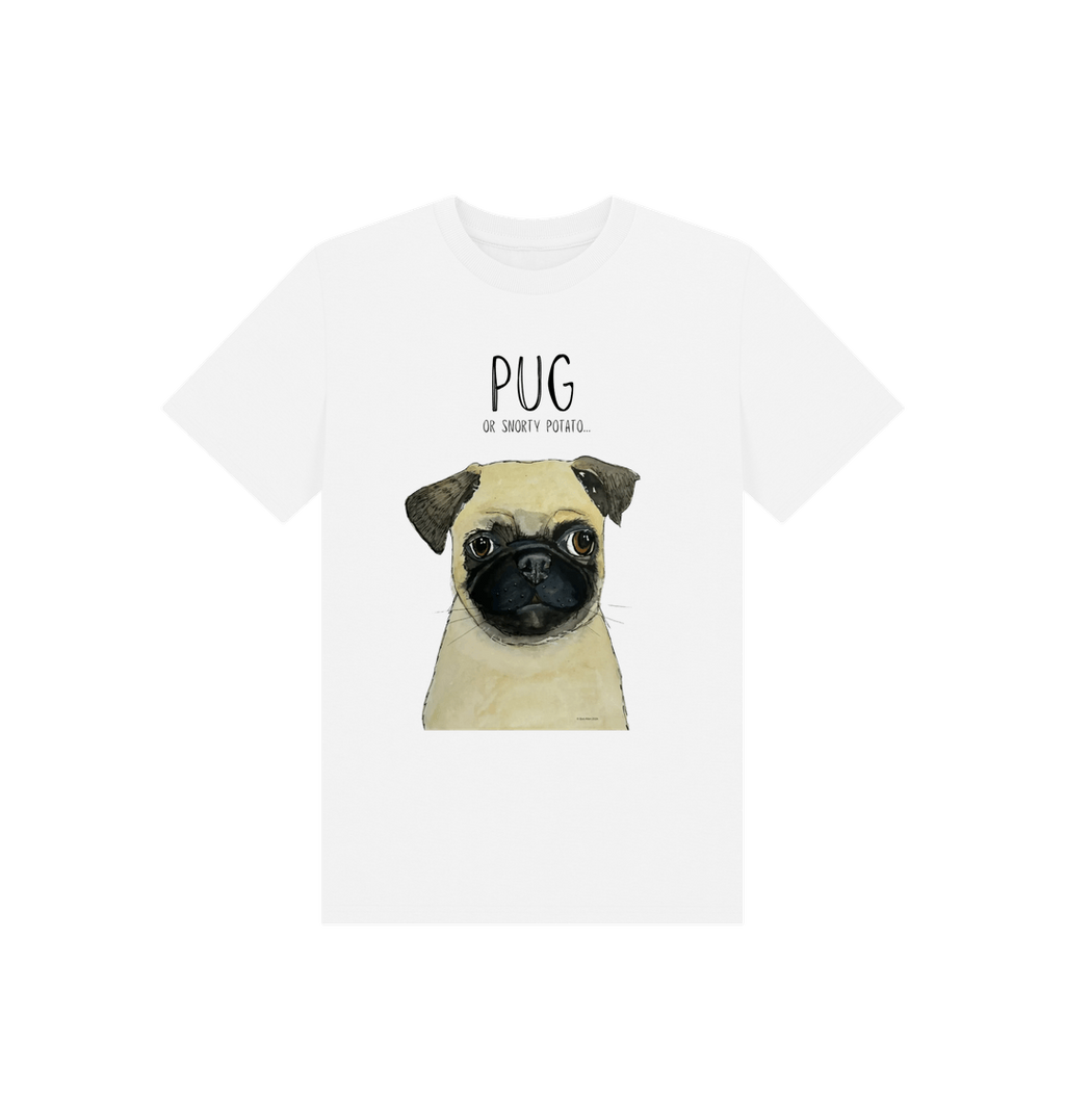 Snorty Potato Kids T-Shirt Adorable Pug Print for Children