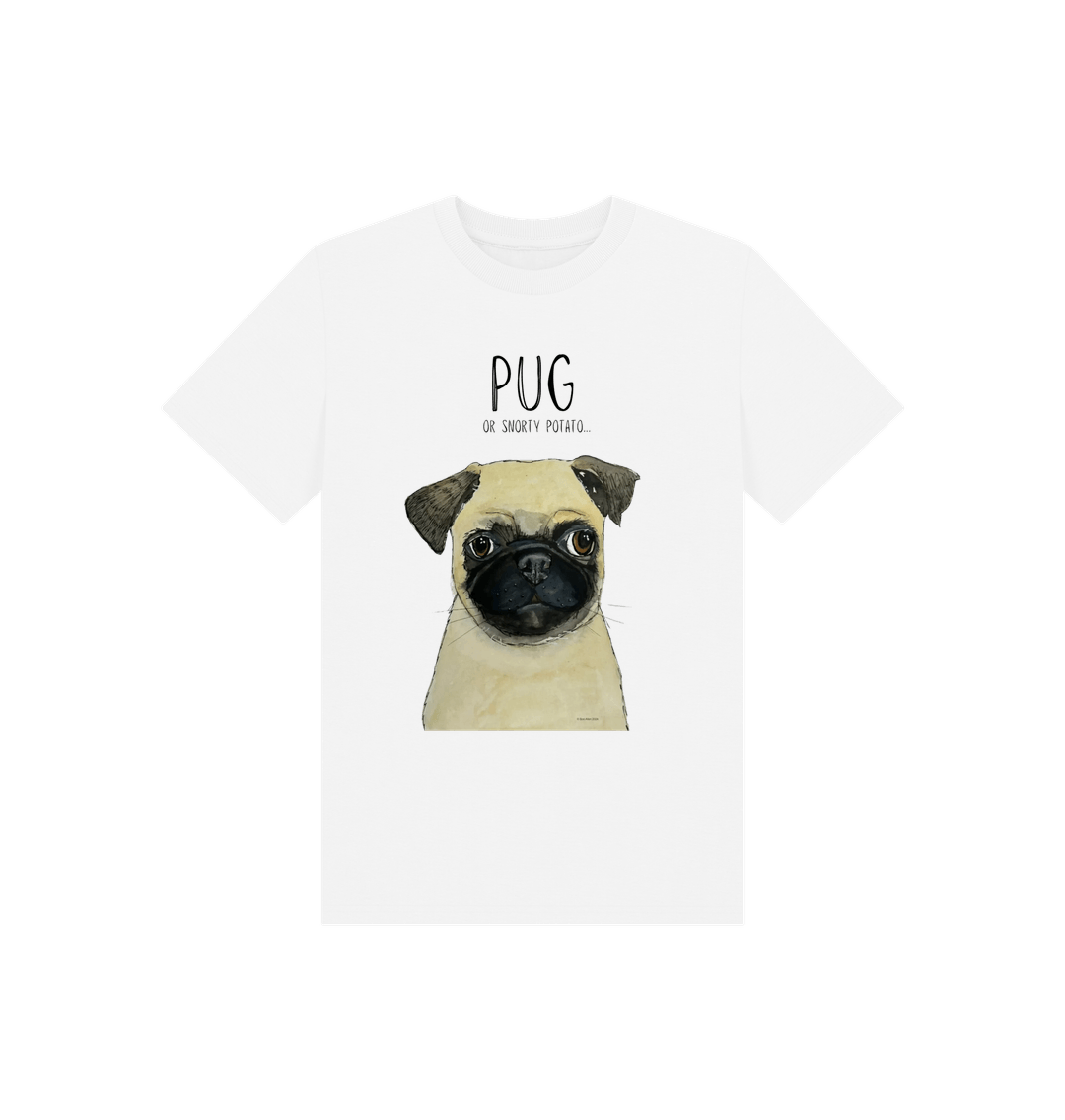 Snorty Potato Kids T-Shirt Adorable Pug Print for Children