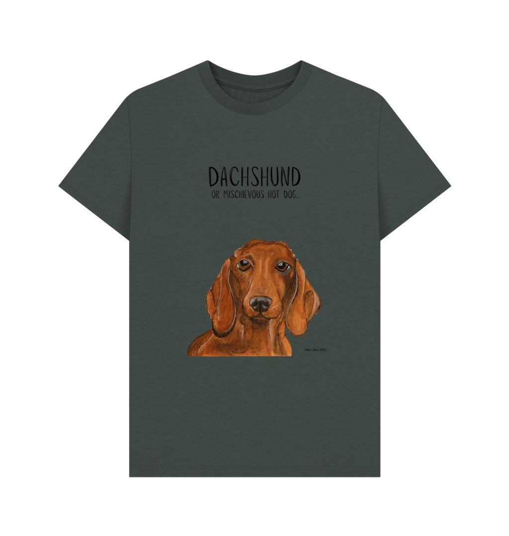 Dachshund Mischievous Hot Dog Energy Tee