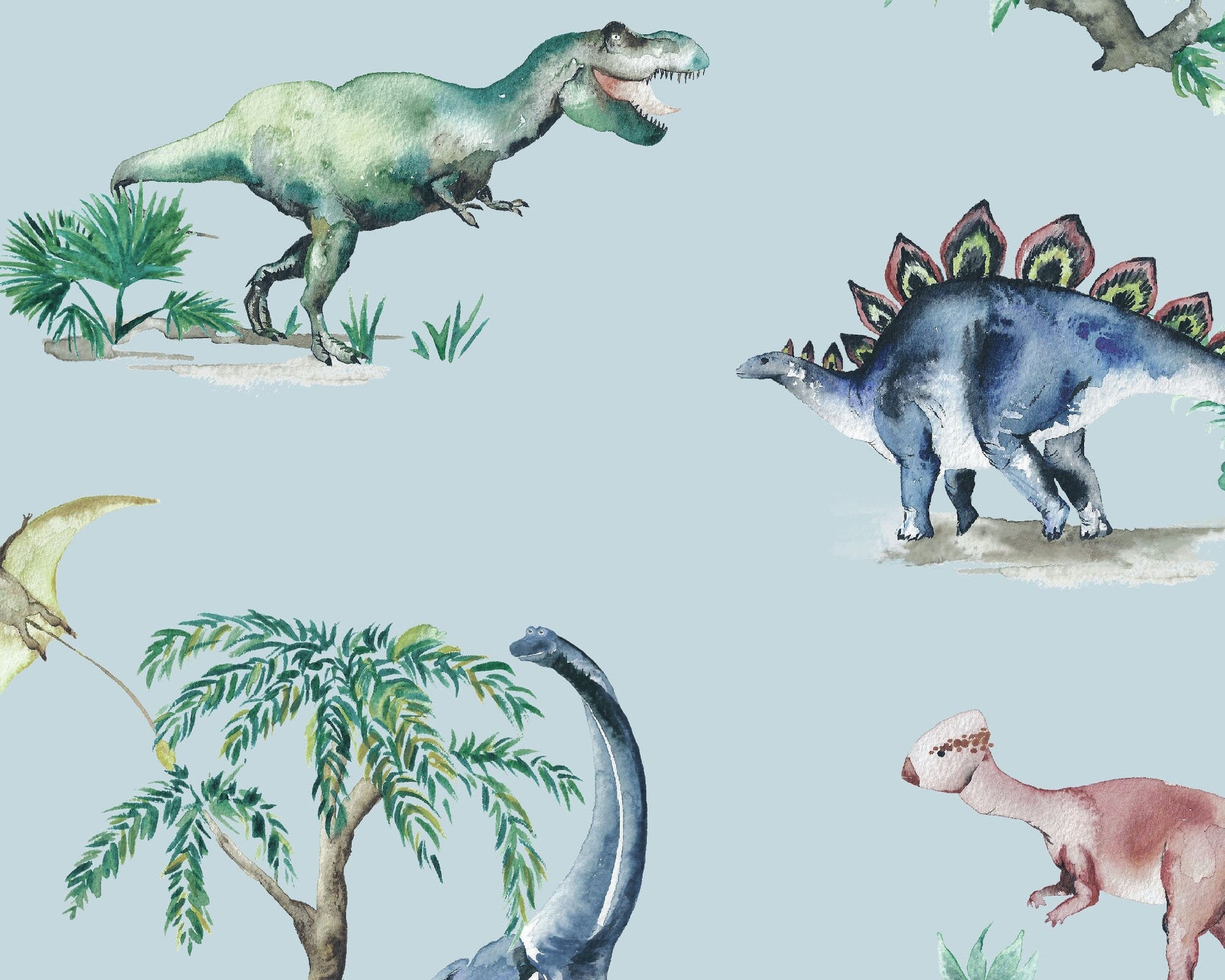 Dinosaurs Children's Wallpaper