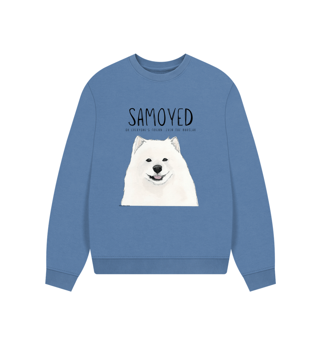 Samoyed Sweatshirt Oversized Cozy Fluff
