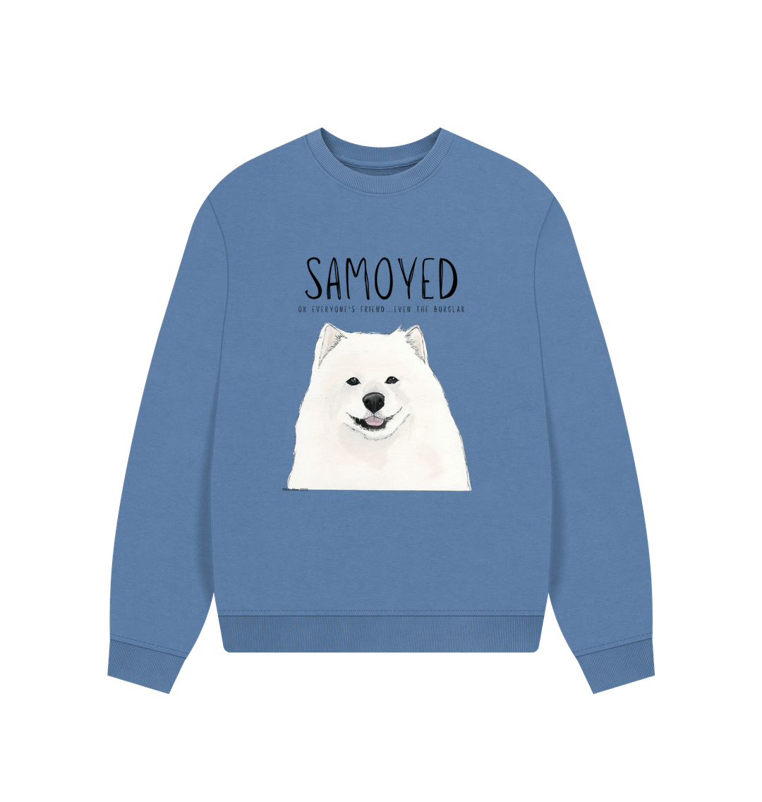 Samoyed Sweatshirt Oversized Cozy Fluff