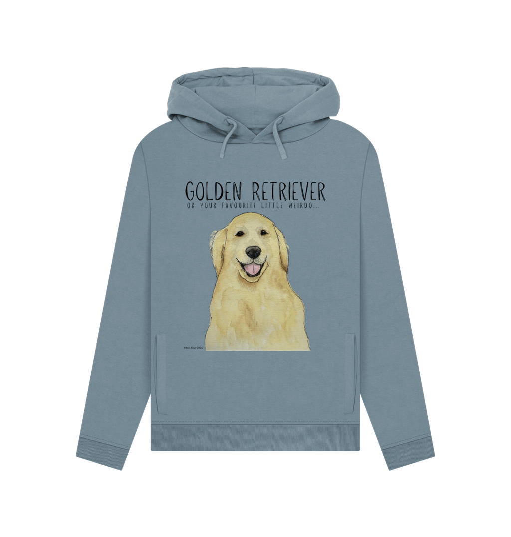 Golden Retriever Energy Sustainable Womens Hoodie