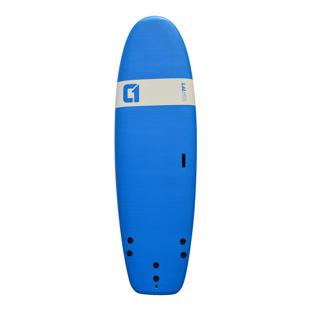 7ft x 25in Beginner Surf School / Rental Softboard Surfboard  - EXTRA WIDE (SSR)