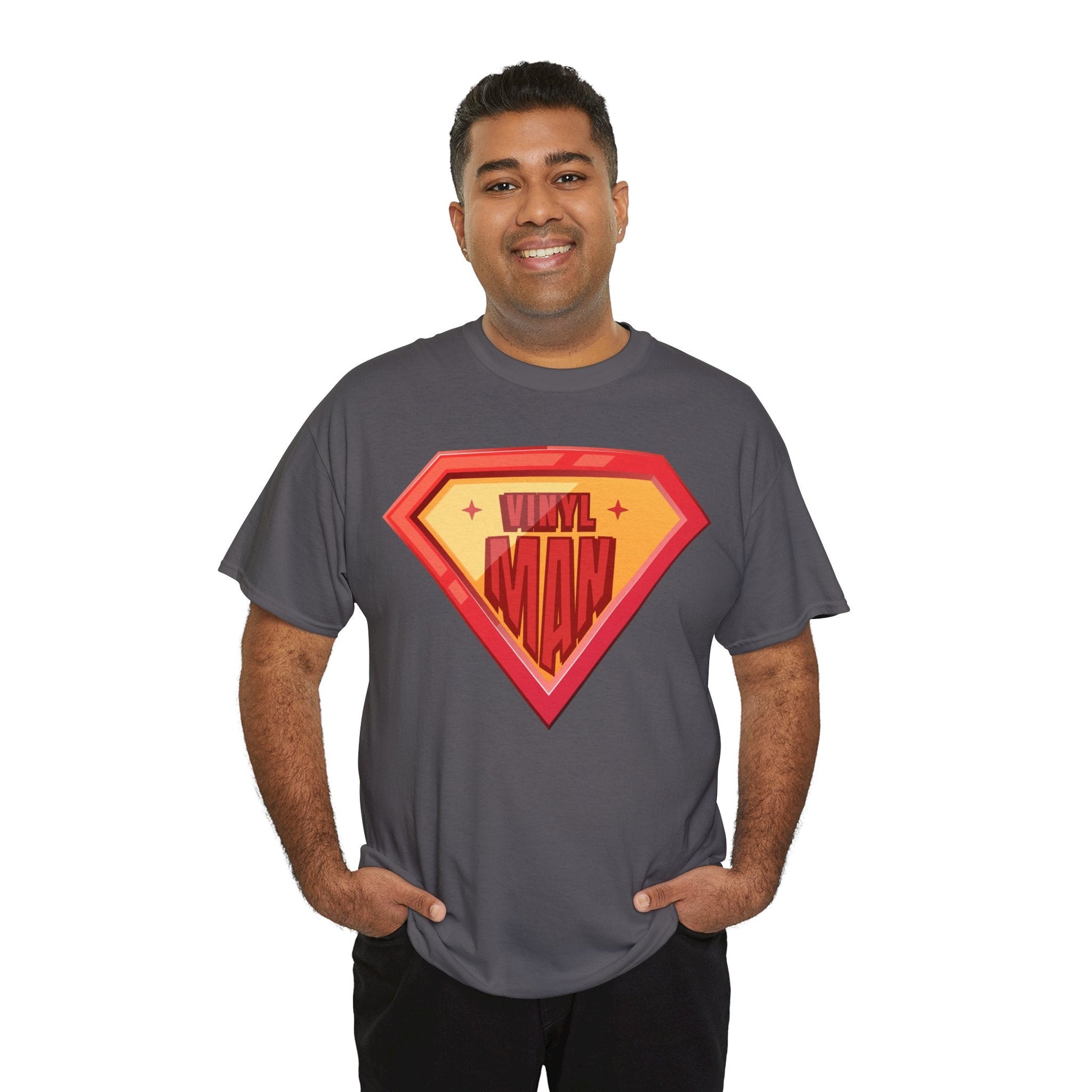 Vinyl Man Men's Superhero T-Shirt