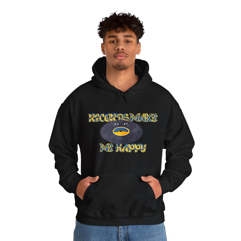 Records Make Me Happy Men's Hoodie