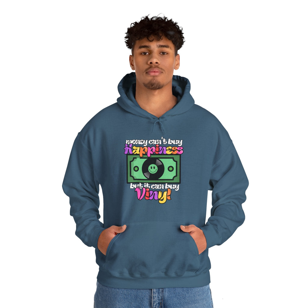 Money Can't Buy Happiness But It Can Buy Vinyl Men's Hoodie