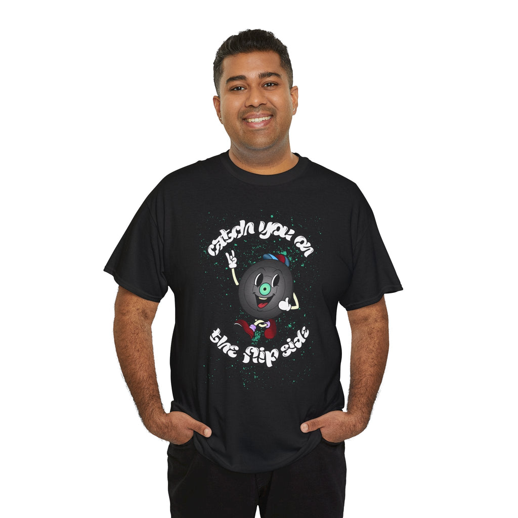 Catch You On The Flip Side Men's Vinyl T-Shirt