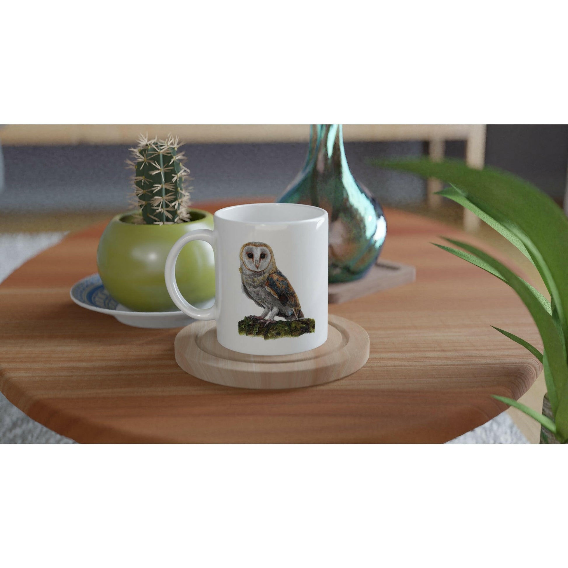 Barn Owl Ceramic Coffee Mug 11oz