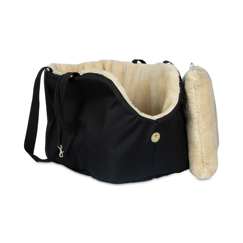 Black and Beige Luxury Rainy Bear Dog Carrier