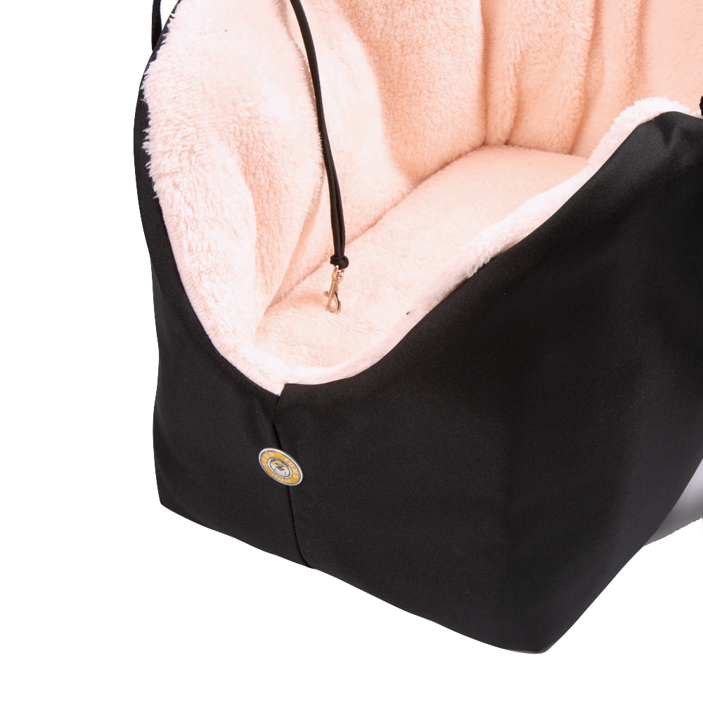 Black and Pink Luxury Rainy Bear Dog Carrier