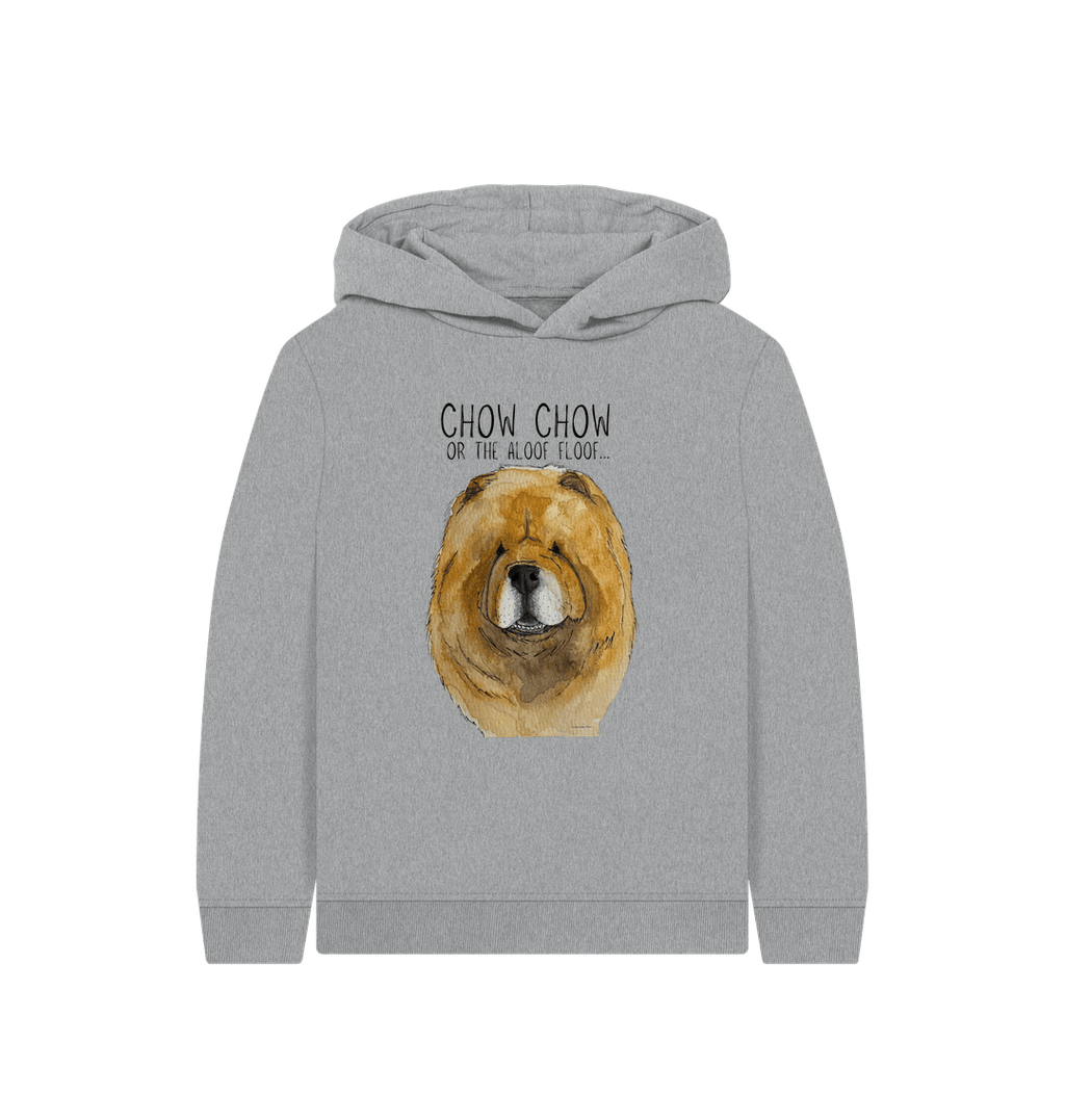 Red Chow Chow Kids Hoodie